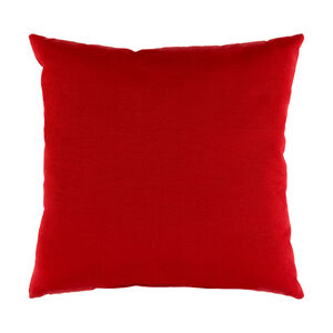 Tacy 16 X 16 inch Red Outdoor Pillow Cover, Square