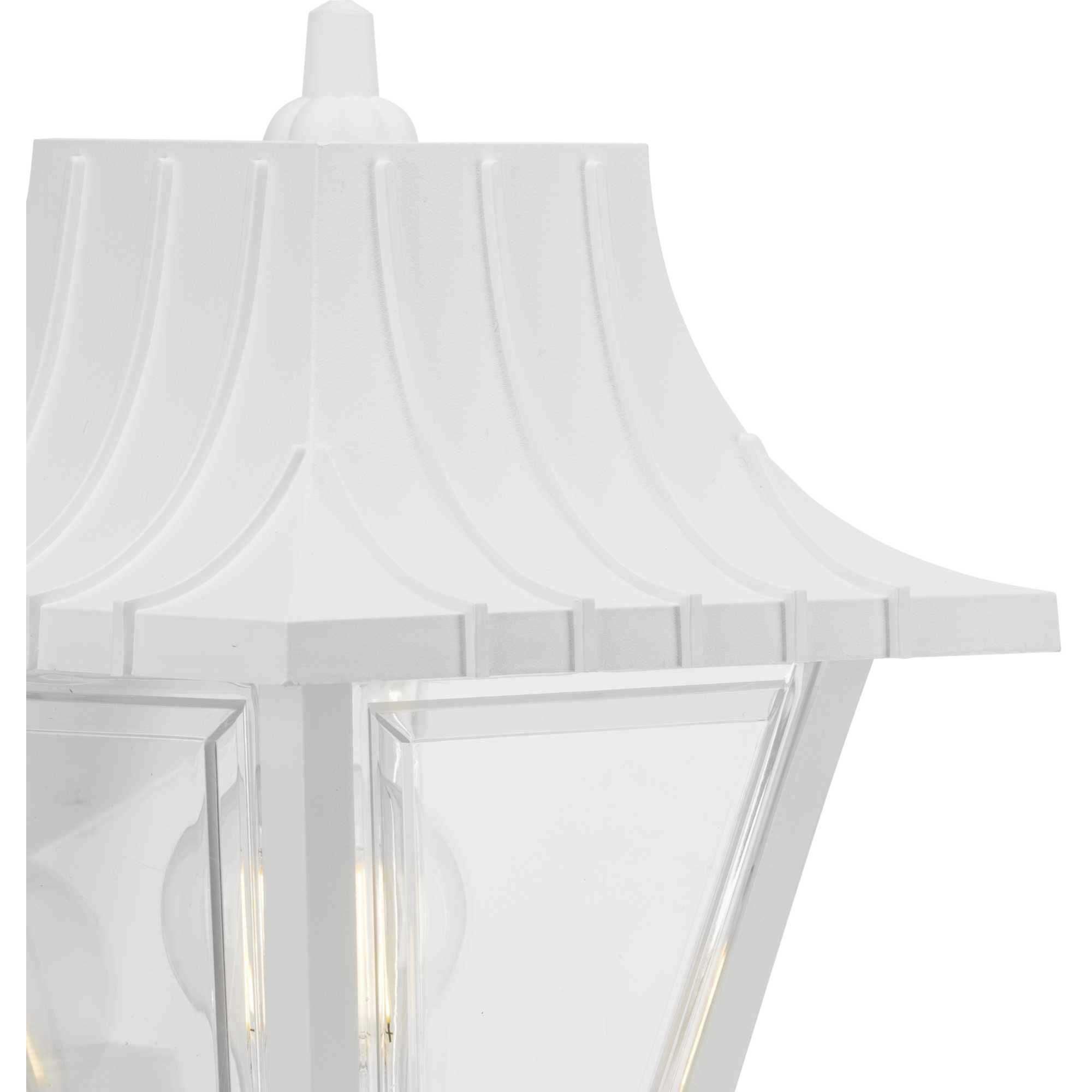 Season 1 Light 13 inch White Outdoor Wall Lantern