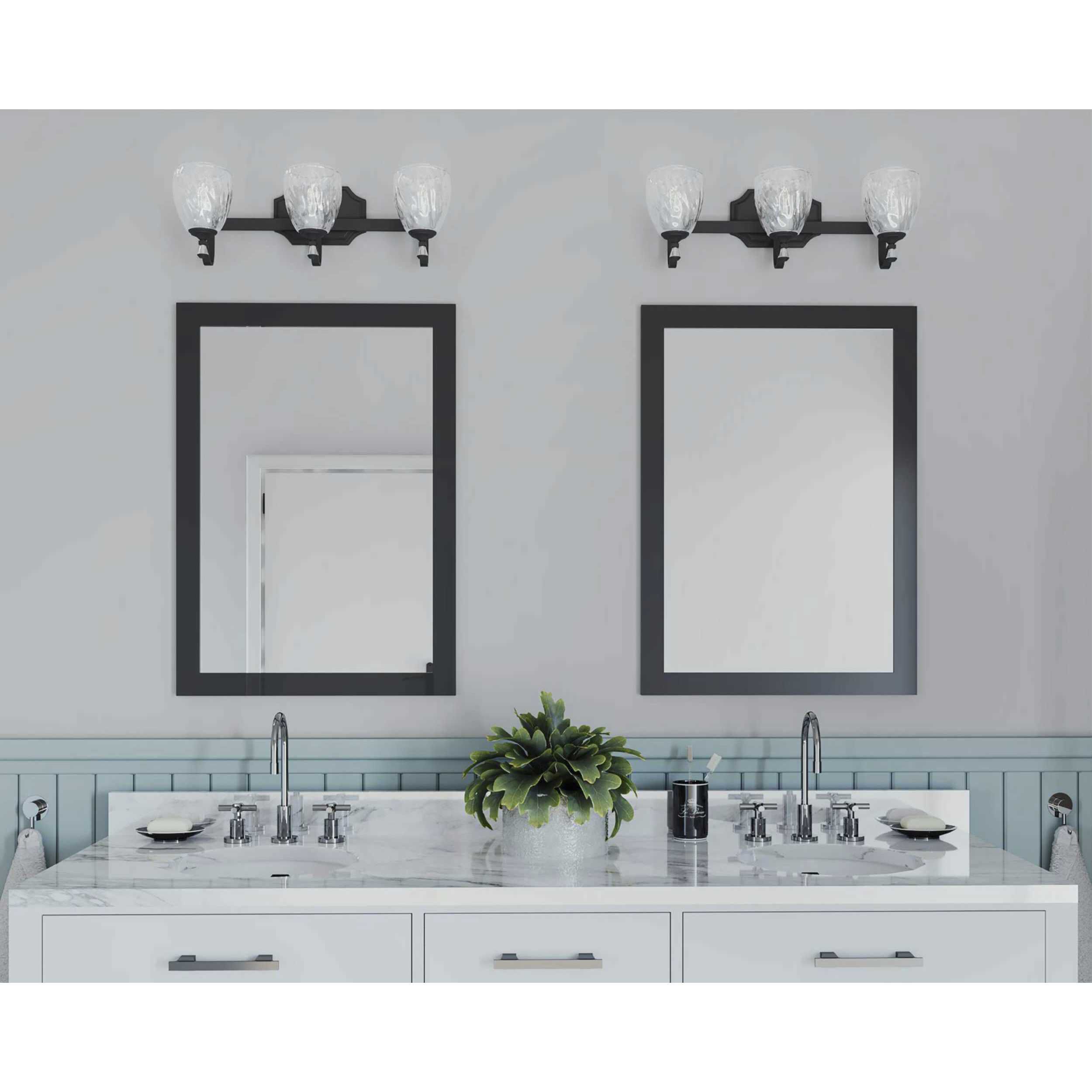 Kenley 3 Light 23 inch Antique Bronze Bath Vanity Wall Light