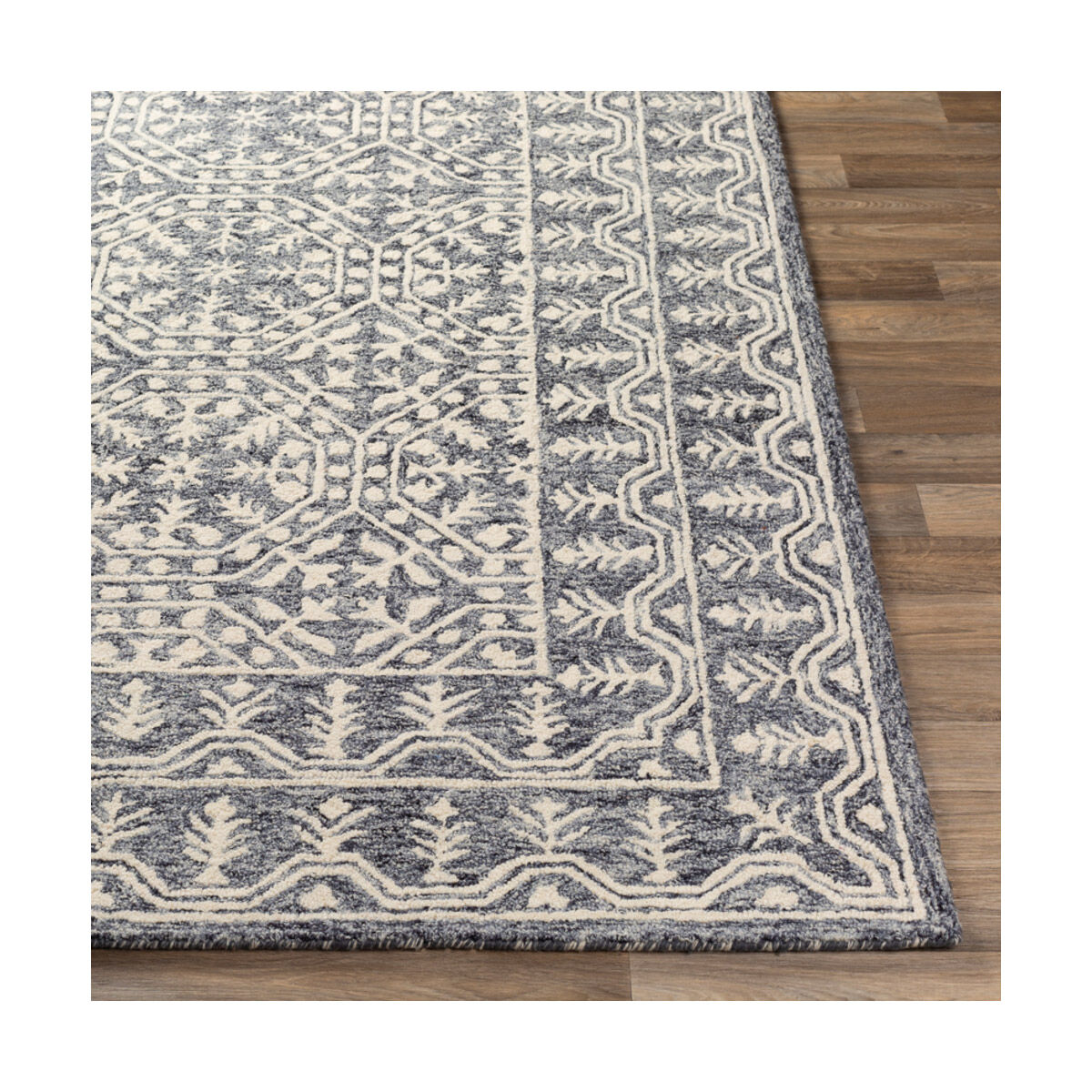 Ralph 90 X 60 inch Navy Rug, Rectangle