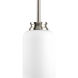 Kameron 1 Light 4 inch Brushed Nickel Mini-Pendant Ceiling Light
