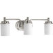 Folsham 3 Light 24 inch Brushed Nickel Bath Vanity Wall Light, Design Series