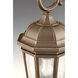 Gilford 3 Light 10.38 inch Antique Bronze Outdoor Hanging Lantern, Design Series