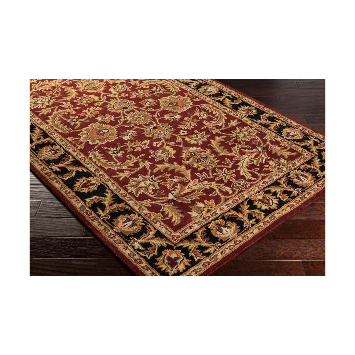 Arlo 42 X 42 inch Dark Brown/Mustard/Black/Clay Rugs, Round