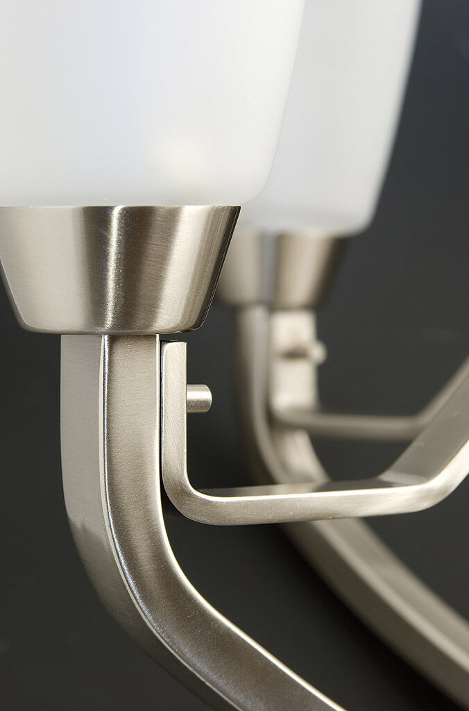 Miranda 3 Light 12 inch Brushed Nickel Hall & Foyer Ceiling Light