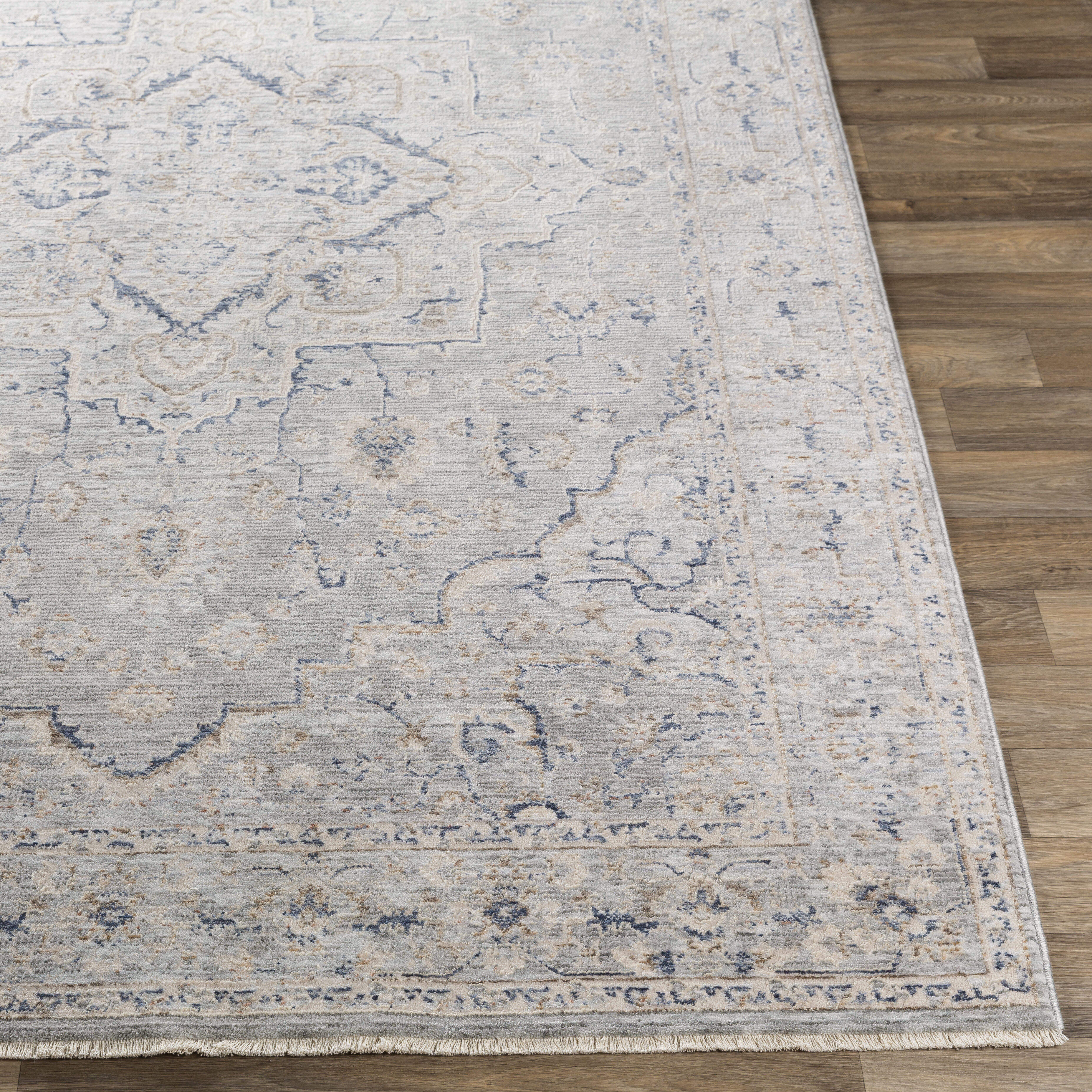 Eartha 98 X 60 inch Taupe Rug, Rectangle