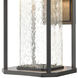 Latonia LED 13 inch Matte Black Outdoor Wall Sconce
