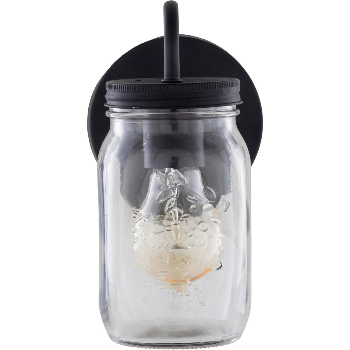 Calcite 1 Light 5 inch Black Wall Sconce Wall Light