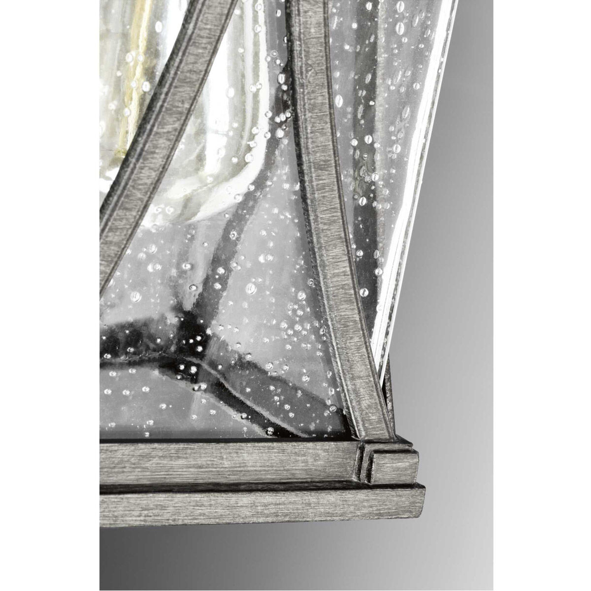 Luce 1 Light 8.25 inch Antique Pewter Outdoor Hanging Lantern