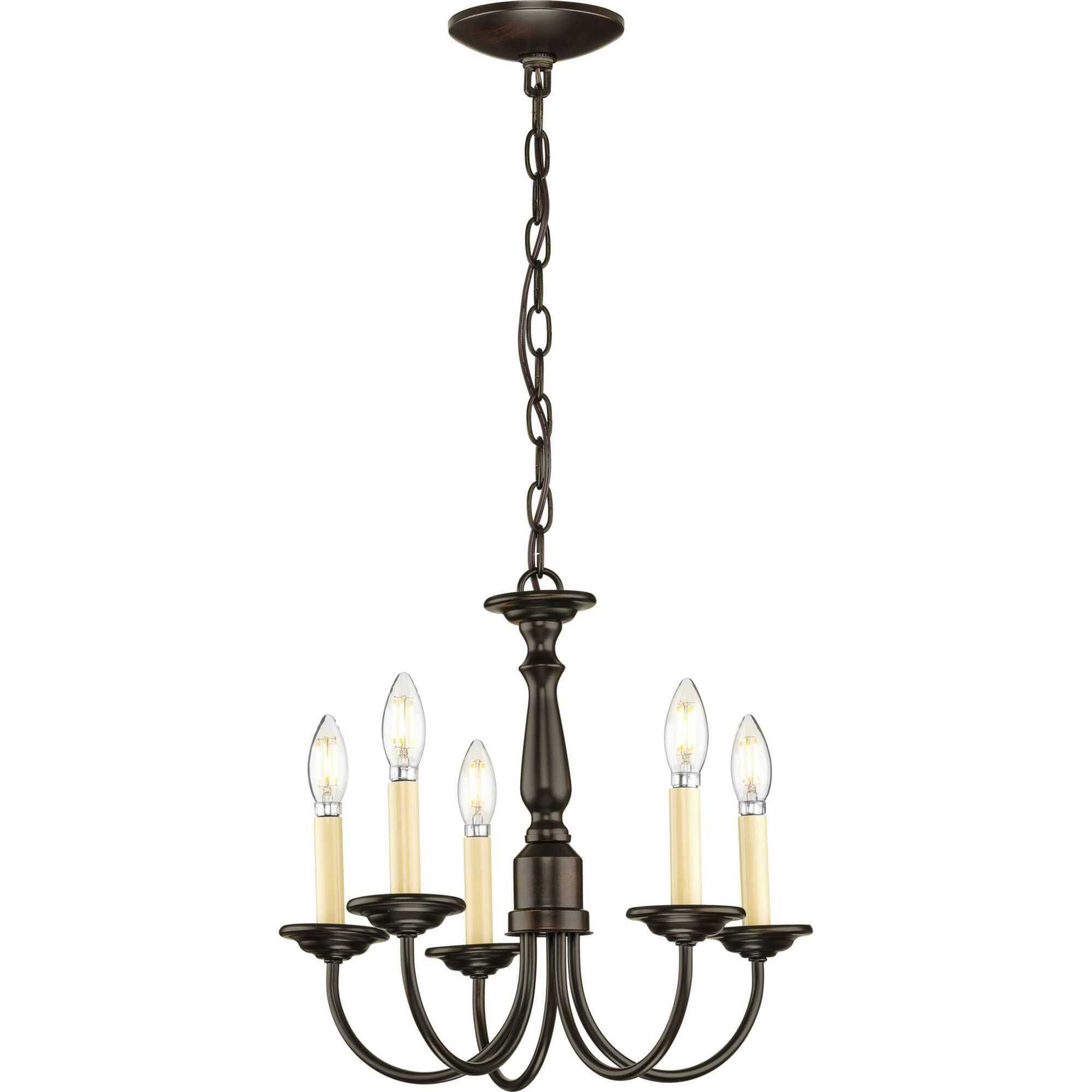 Kipling 5 Light 17.5 inch Antique Bronze Chandelier Ceiling Light