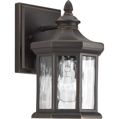 Shipley 1 Light 9 inch Antique Bronze Outdoor Wall Lantern, Small