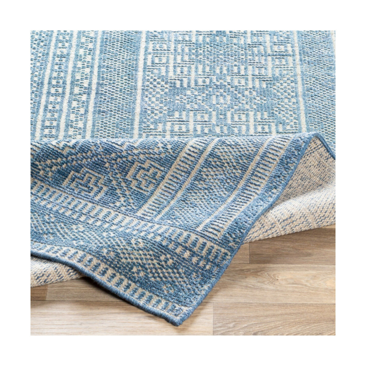 Sylvia 36 X 24 inch Denim/Khaki Rugs