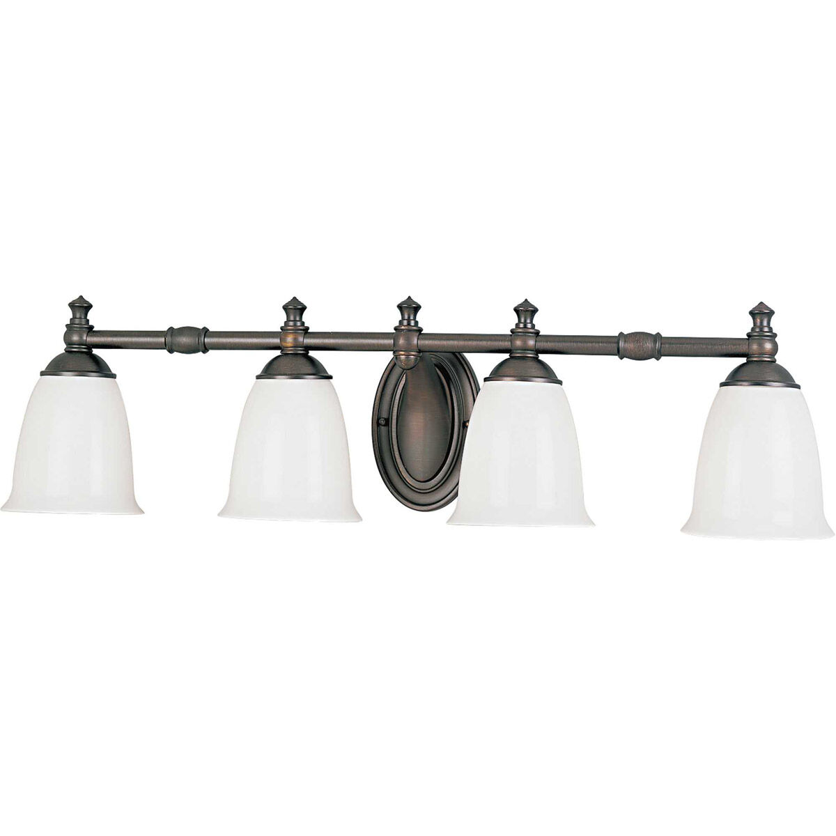 Juno 4 Light 33 inch Venetian Bronze Bath Vanity Wall Light, Delta