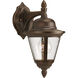 Marcellus 1 Light 13 inch Antique Bronze Outdoor Wall Lantern, Small