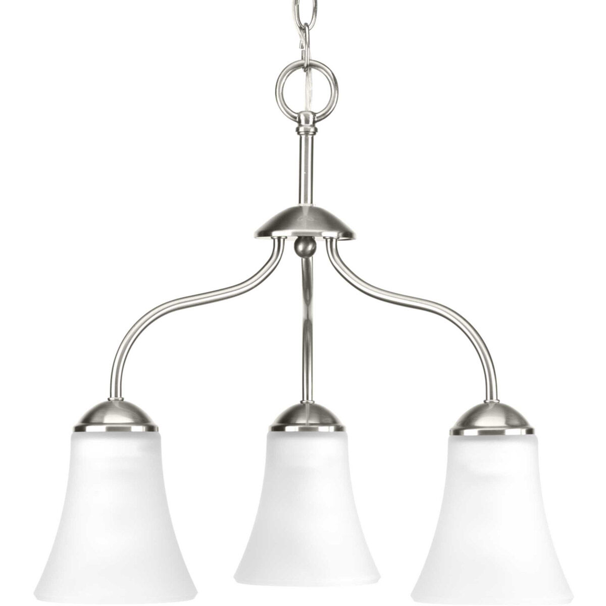 Cady 3 Light 18 inch Brushed Nickel Chandelier Ceiling Light