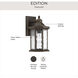 Shipley 1 Light 13 inch Antique Bronze Outdoor Wall Lantern, Medium