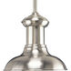 Deila 1 Light 8 inch Brushed Nickel Mini-Pendant Ceiling Light