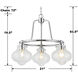 Cate 3 Light 21 inch Chrome Chandelier Ceiling Light