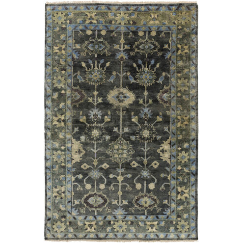 Kinsey 102 X 66 inch Medium Green Rug, Rectangle
