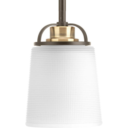 Leopolda 1 Light 5.13 inch Antique Bronze Mini-Pendant Ceiling Light, Design Series