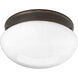Ignatius 2 Light 11.75 inch Antique Bronze Flush Mount Ceiling Light