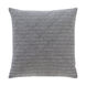 King 22 X 22 inch Charcoal/Ivory Pillow Cover