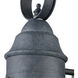 Seward 1 Light 15 inch Aged Zinc Outdoor Wall Sconce