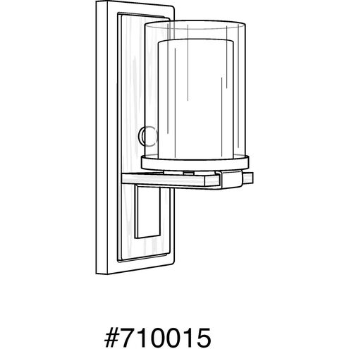 Auriga 1 Light 5 inch Brushed Nickel Wall Sconce Wall Light