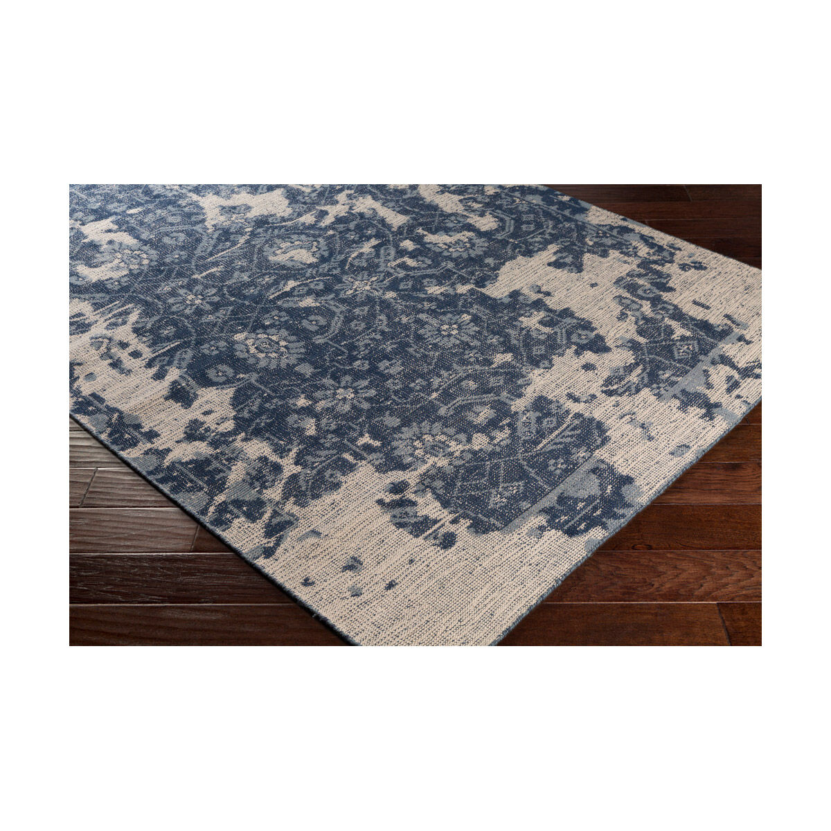 Vevina 132 X 96 inch Medium Gray/Navy/Cream Rugs