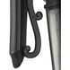 Gilford 3 Light 22 inch Textured Black Outdoor Wall Lantern, Large, Design Series