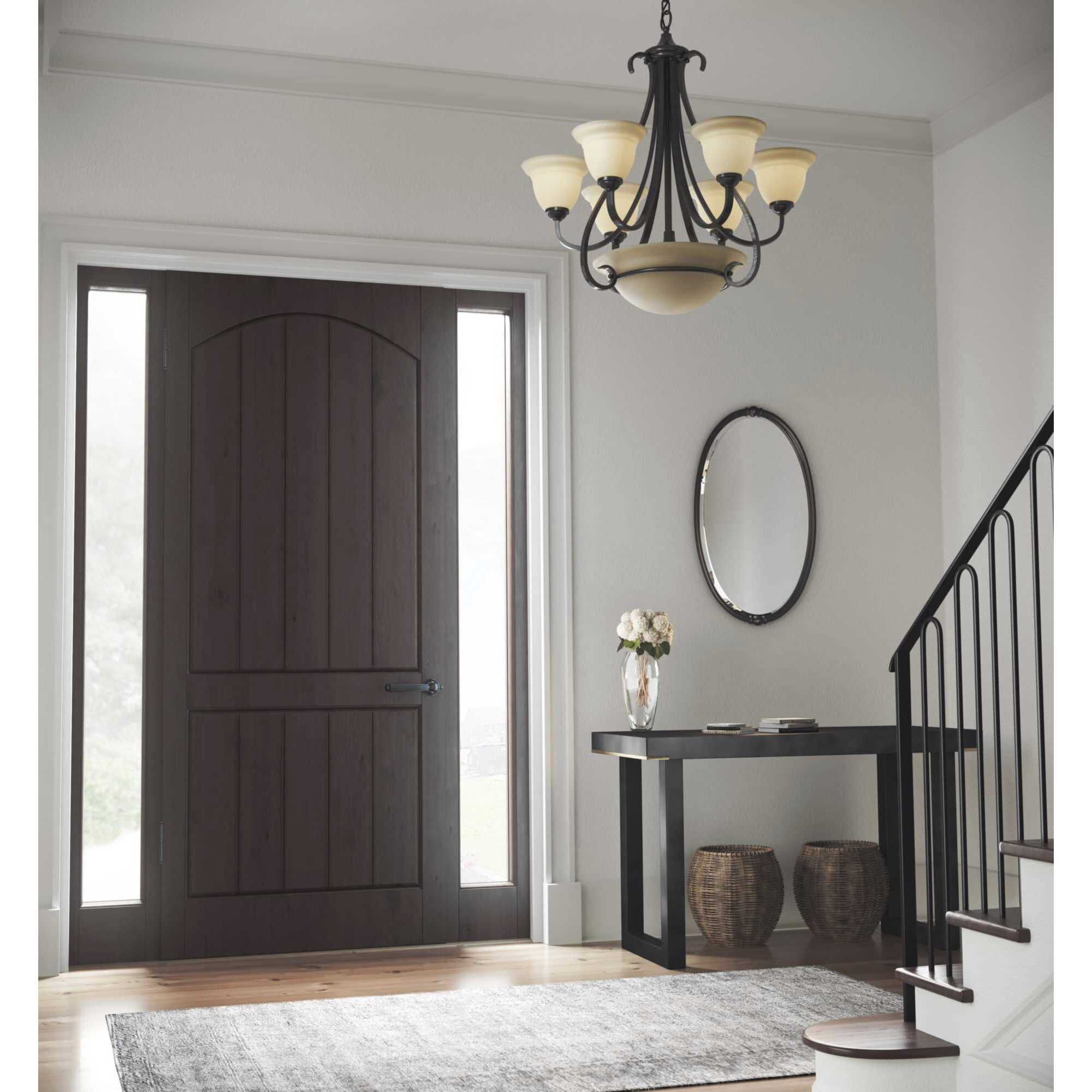 Slade 6 Light 28.63 inch Forged Bronze Chandelier Ceiling Light