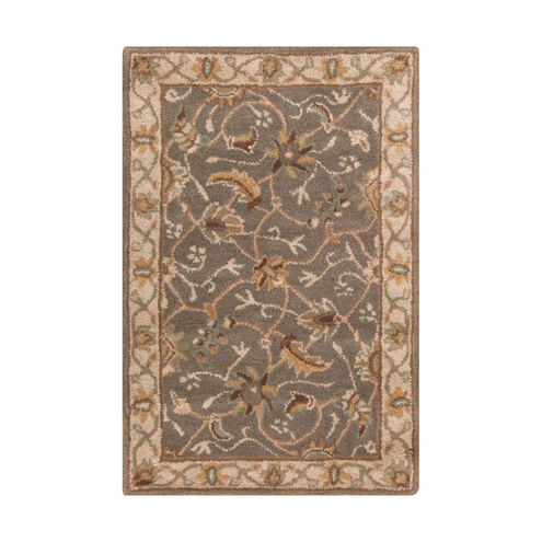 Edda 180 X 144 inch Medium Gray/Camel/Dark Brown/Sage/Charcoal/Khaki Rugs, Wool