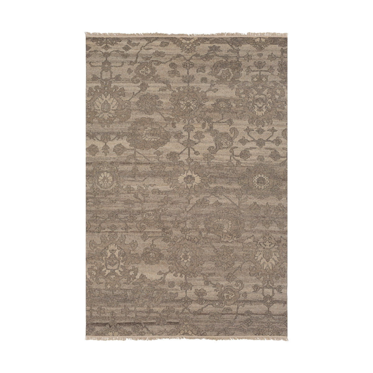 Nemo 108 X 72 inch Khaki/Camel/Medium Gray Rugs, Rectangle