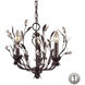 Edmonde 3 Light 16 inch Deep Rust Chandelier Ceiling Light