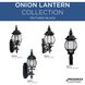 Kesley 1 Light 21 inch Textured Black Outdoor Wall Lantern