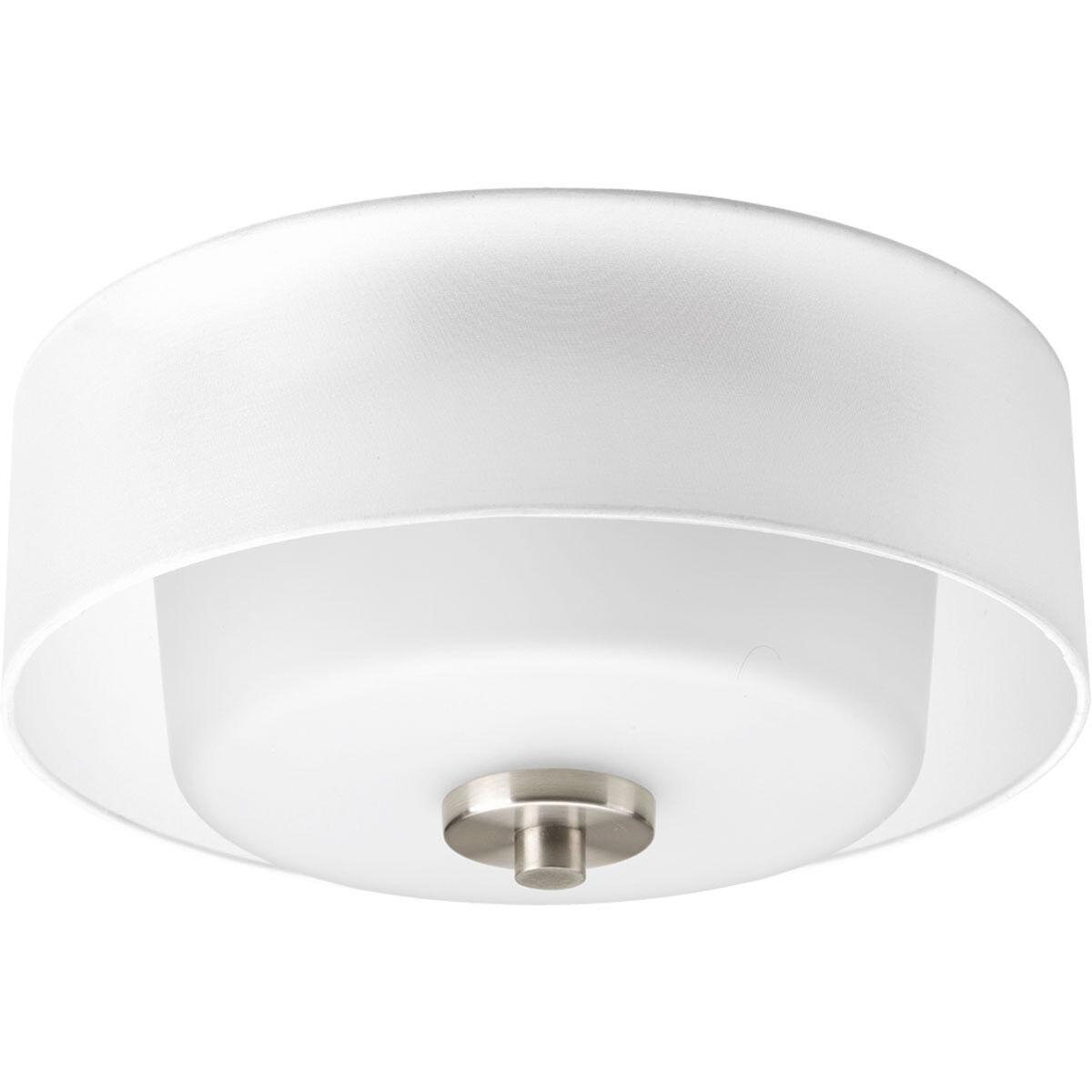 Beardsley 2 Light 12 inch Brushed Nickel Flush Mount Ceiling Light