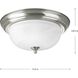 Adelmo 2 Light 13.25 inch Brushed Nickel Flush Mount Ceiling Light