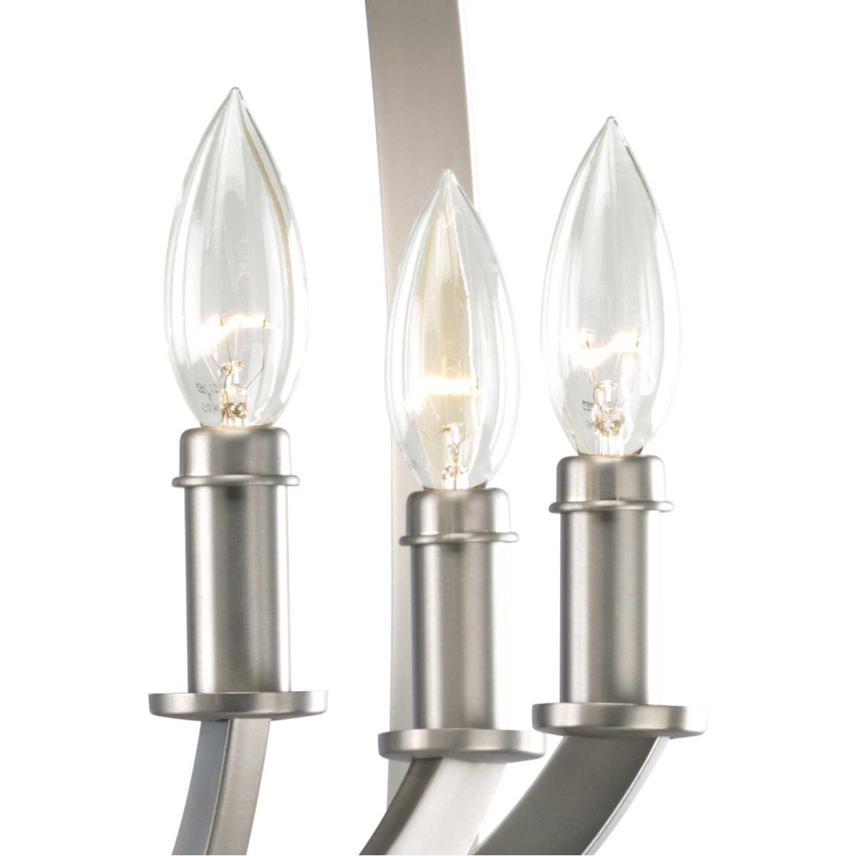 Buster 6 Light 27.75 inch Burnished Silver Foyer Pendant Ceiling Light