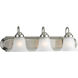 Verity 3 Light 24 inch Brushed Nickel Bath Vanity Wall Light