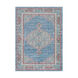 Ayland 65 X 47 inch Bright Blue/Mint/Bright Pink/Bright Orange Rugs, Polyester