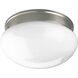 Ignatius 2 Light 11.75 inch Brushed Nickel Flush Mount Ceiling Light