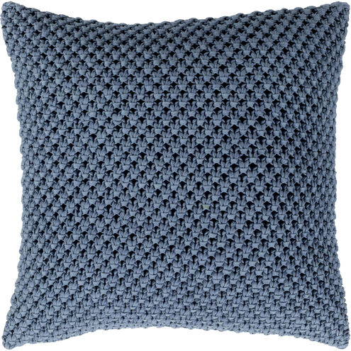 Anthony 22 X 22 inch Denim Pillow Kit, Square