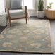 Edda 120 X 96 inch Medium Gray Rug, Oval