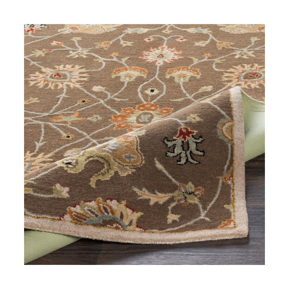 Edda 180 X 144 inch Dark Brown/Tan/Rust/Black/Khaki/Camel/Olive/Wood Rugs, Wool