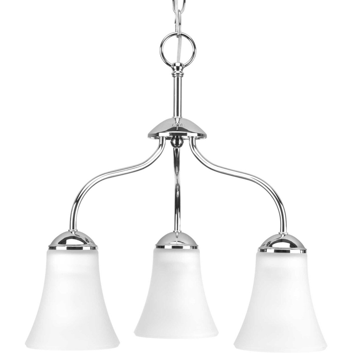 Cady 3 Light 18 inch Polished Chrome Chandelier Ceiling Light