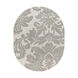Magna 120 X 96 inch Medium Gray/Cream Rugs, Wool