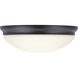 Kipling LED 15.25 inch Antique Bronze Flush Mount Ceiling Light, Progress LED