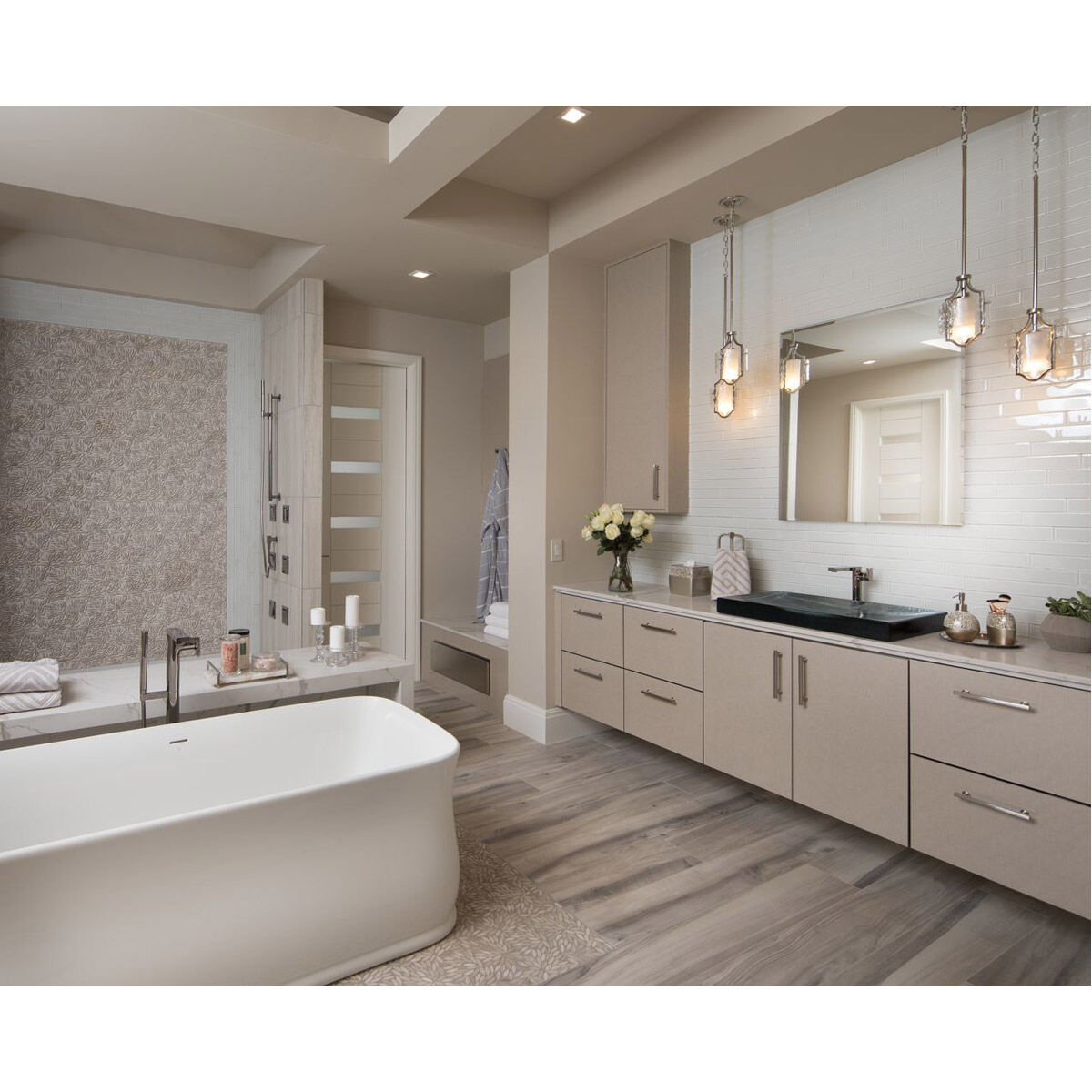 Gail 1 Light 6.38 inch Polished Nickel Semi-Flush Convertible Pendant Ceiling Light