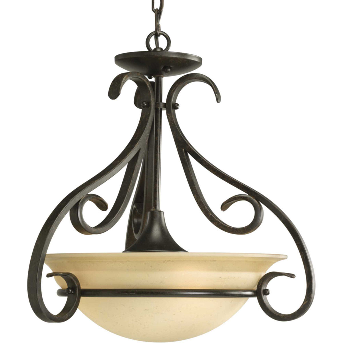 Slade 3 Light 18 inch Forged Bronze Foyer Pendant Ceiling Light
