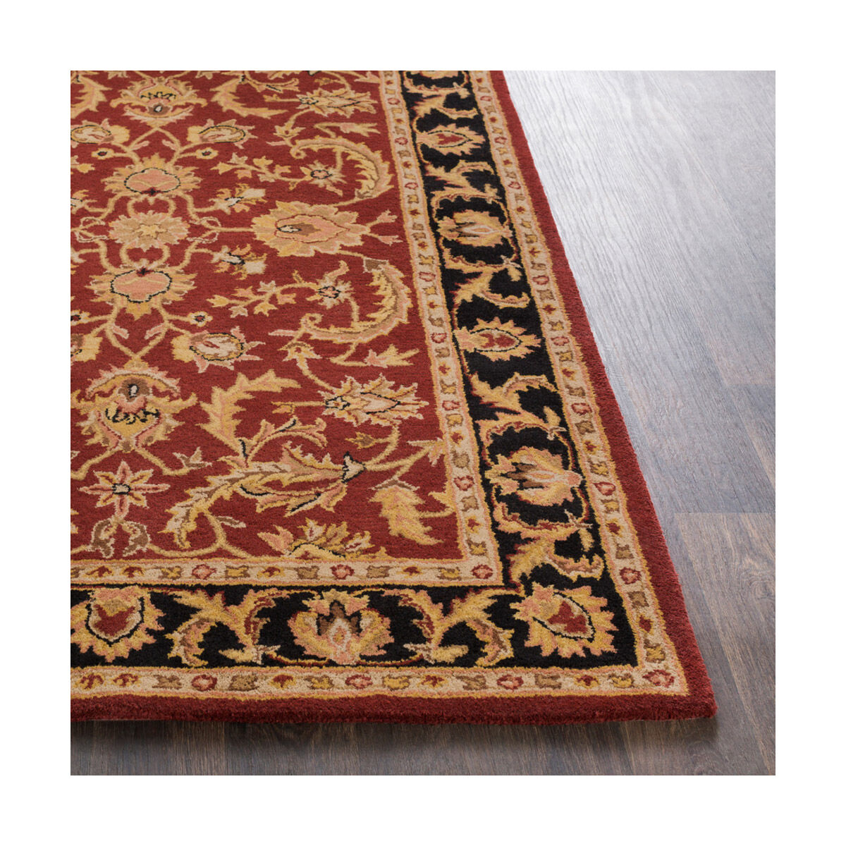 Arlo 42 X 42 inch Dark Brown/Mustard/Black/Clay Rugs, Round